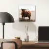 Schotse hooglander - Dieren - Landelijk - Landschap - Koe - Natuur aluminium wit klein -sfeer5