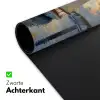 Zeilboot - Zon - Pier - Hout Muismat XXL klein -sfeer2