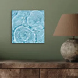 Water - Blauw - bubbels aluminium wit klein -sfeer2