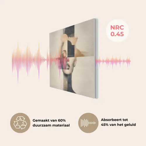 Goud - Vrouw - Rechthoeken PET vilt klein -USP_NL