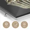 Cupcake - Eten - Goud - Zwart plexiglas 5mm klein -sfeer2
