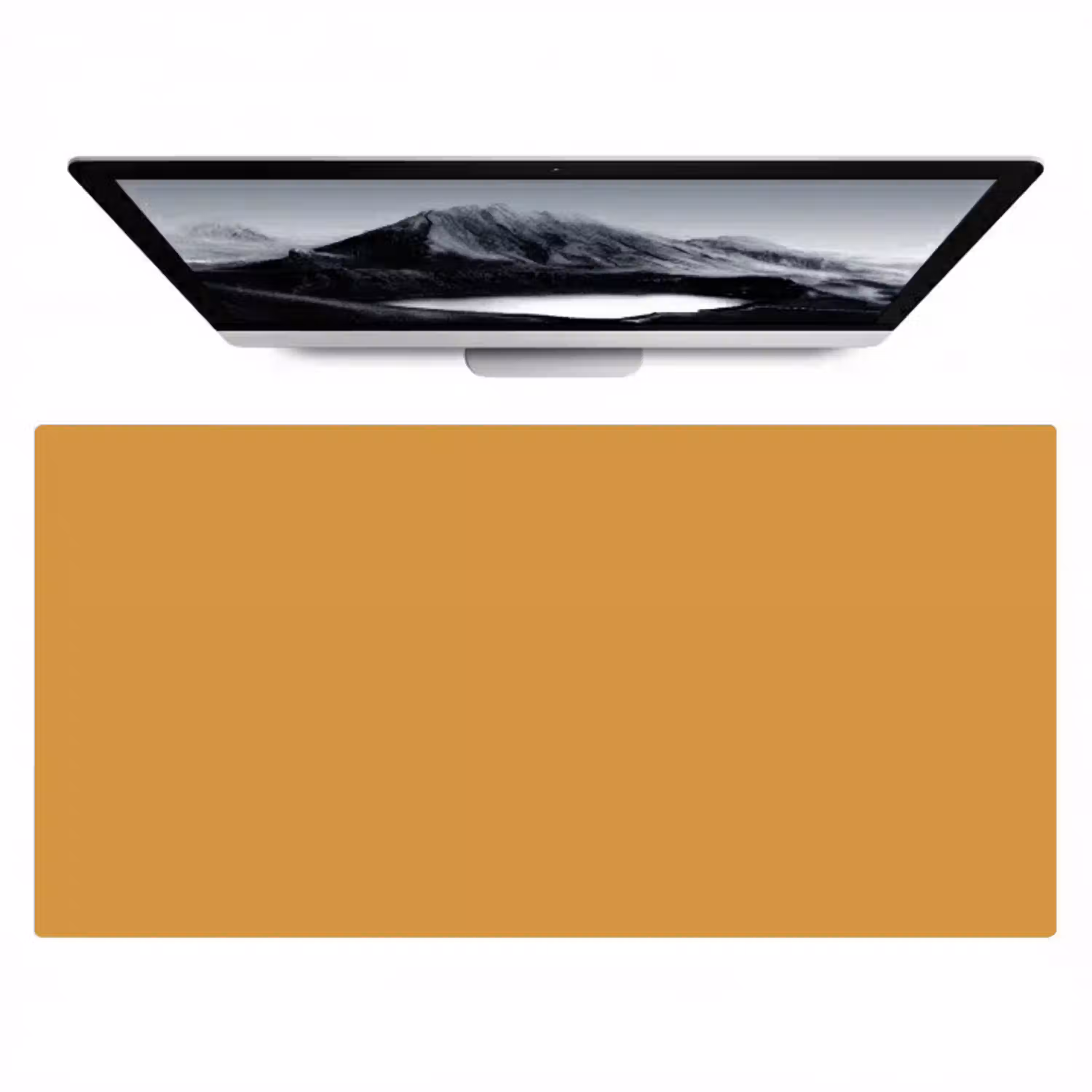 Autumn - Mustard - Geel Muismat XXL klein 681 -zzz3d