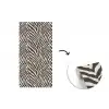 Zebra - Klassiek - Zwart fotobehang vinyl groot 64 -3d