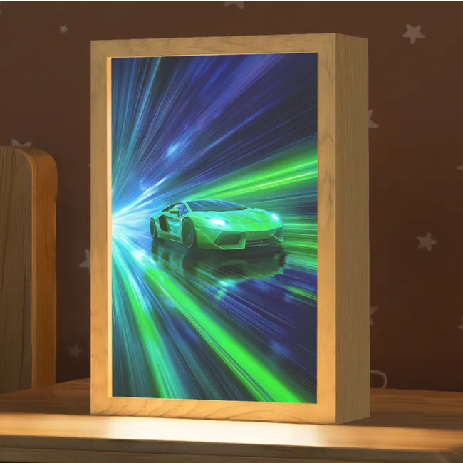 Kids’ Night Light - Speed - Light - Sports car - Green