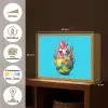 Drakenfruit - Blauw - Levendig Light Box met batterij (Wandlamp) middel -USP_websiteoverzichtNL