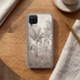 Natuur - Jungle - Ringstaartmaki - Bruin Telefoonhoesje Samsung Galaxy A12 klein -sfeer1