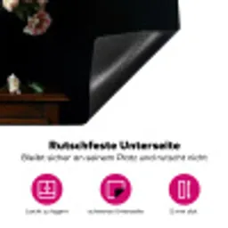 Hout - Vaas - Kleuren - Bloemen Inductie beschermer vinyl 3mm klein -zzzzzzz-lf-onderkant