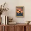 Walvis staart - Water - Zonsondergang Light Box met kabel (Tafellamp) klein -sfeer2