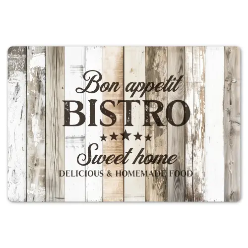 Bistro Welkomstbord Placemat vinyl groot -zzsfeer1_Kitchenyeah-website
