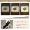 Vis - Sierlijk - Vinnen - Illustratie Light Box met batterij (Wandlamp) middel -USP_dimbaarNL