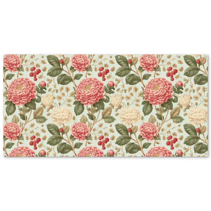 Klassiek - Botanisch - Veelkleurig Balkonbeschermer Duitsland klein 596 -zz_3d