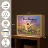 Cavia - Kleurrijk - Bloemen Light Box met batterij (Wandlamp kind) middel -USP_websiteoverzichtNL