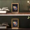 Graffiti - Sport - Vissen - Vis - Hengel Light Box met kabel (Tafellamp) klein -sfeer3