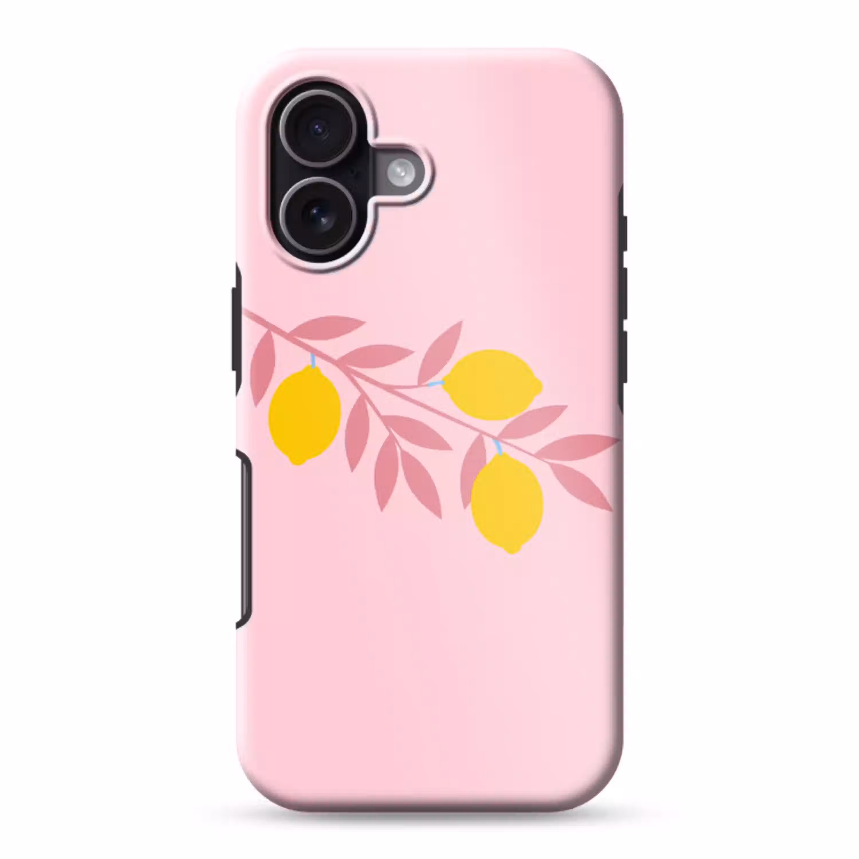 Fruit - Tak - Natuur - Abstract - Roze Toughcase MagSafe Apple iPhone 17 klein -3d