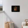 Schaal - Boeket - Bloemen tuinposter los doek klein -sfeer8
