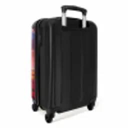 Bloemenveld met een molen NBS - Handbagage koffer - Unisex middel -achterkant