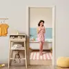 Badkamer - Vrouw - Roze deurposter klein -sfeer4