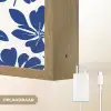 Floraal - Modern - Blauw Light Box met batterij (Wandlamp) middel 907 -USP_websiteoplaadbaarNL