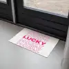 Lucky - Roze - Patroon Deurmat klein -sfeer2