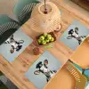 Koe - Zwart - Wit - Kok Placemat vinyl groot -zzsfeer5_Kitchenyeah-website