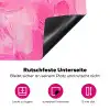 Roze - Verf - Coffee Inductie beschermer vinyl 3mm klein -zzzzzzz-lf-onderkant