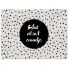Geluk zit in 't zonnetje - Quotes - Tekst - Zomer tuinposter los doek klein -3d