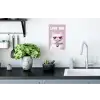 Kat - Love - Paars - Valentijn Muursticker klein -keuken