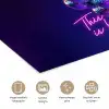 Quote - Neon - Disco - Druiven poster papier klein -closeup_NL
