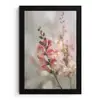 Bloem - Leeuwenbek - Roze - Stengel fotolijst zwart zonder passe partout klein -3d