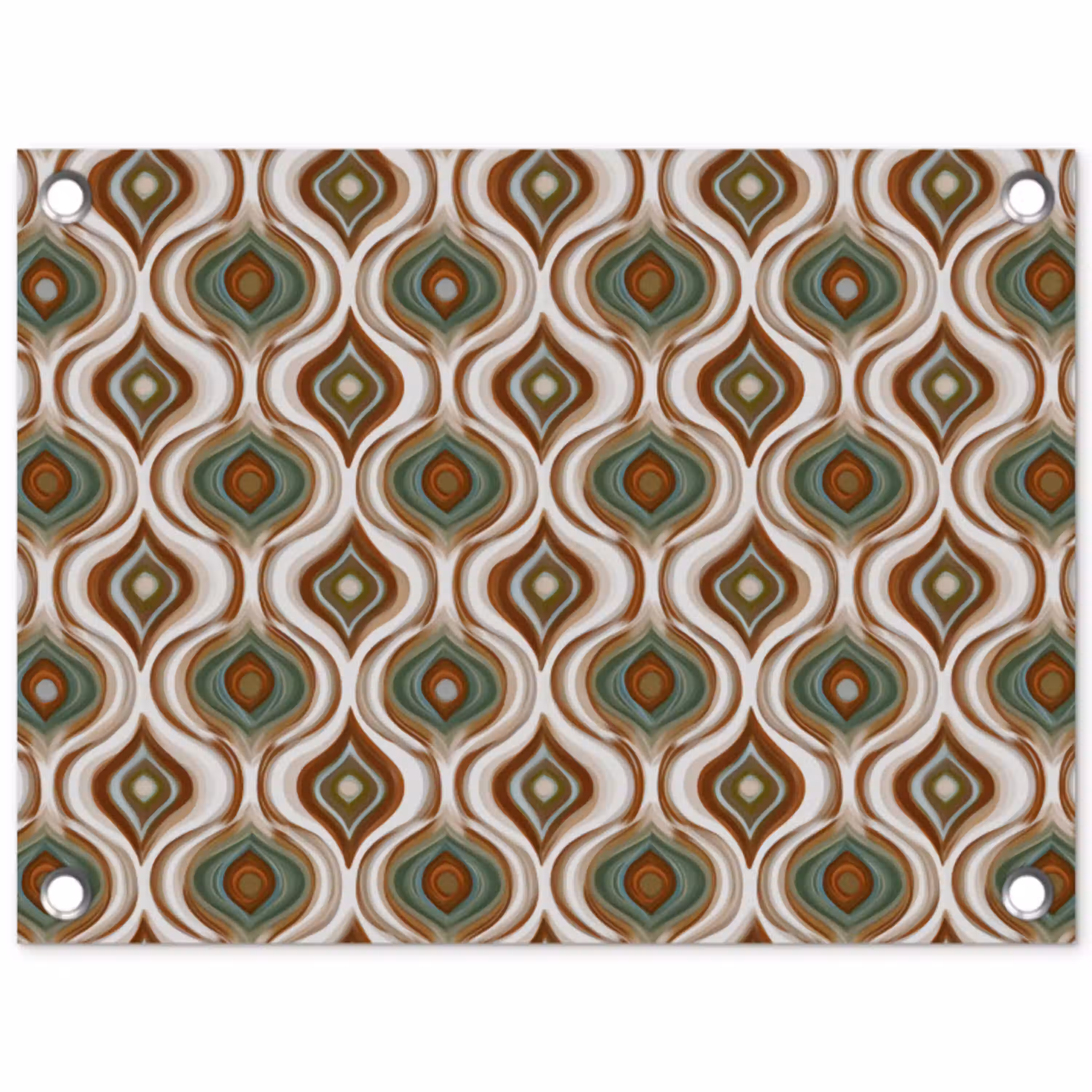 Motief - Patroon - Kleurrijk tuinposter los doek klein 239 -3d