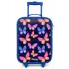 Kleurrijke vlinders in roze en blauw Kinderkoffer - Blauw klein -zz3dotto