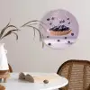 Eten - Taart - Bessen - Blauw Wandcirkel plexiglas klein -sfeer4
