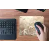 Wilde - Bloemen - Wit muismat rubber klein -toetsenbord