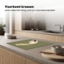 Pelikaan - Wit - Vogel - Klassiek - Natuur Inductie beschermer vinyl 3mm middel -sfeer1
