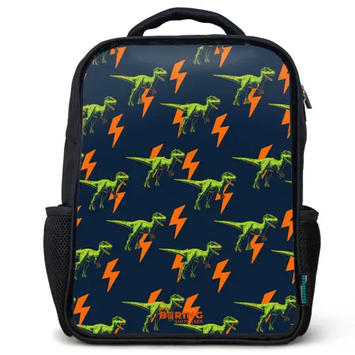 Bliksemsnelle raptors Rugzak - Zwart middel -3d