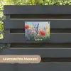 Weide - Bloemen - Kleurrijk tuinposter los doek klein -sfeer3