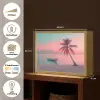 Zee - Boot - Zonsondergang Light Box met batterij (Wandlamp) middel -USP_websiteoverzichtNL