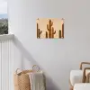 Cactus - Woestijn - Zand - Bruin tuinposter los doek klein -sfeer8