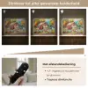 Landschap - Schilderij - Huis - Kunst - Herfst Light Box met batterij (Wandlamp) middel -USP_dimbaarNL