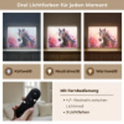 Paard - Dieren - Meisje - Roze Light Box met batterij (Wandlamp) middel -USP_lichtkleurDE