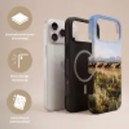 Paarden - Kudde - Bergen - Vrijheid - Wild Toughcase MagSafe Apple iPhone 17 Pro Max klein -USP_Lagen_NL