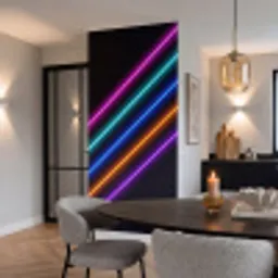 Esthetiek - Retro - Neon Behang Vlies klein -sfeer3