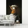 Konijn - Kok - Dier fotobehang vinyl groot -woonkamer