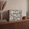 Kiezels - Stenen - Grijs Light Box met batterij (Wandlamp) middel -sfeer2