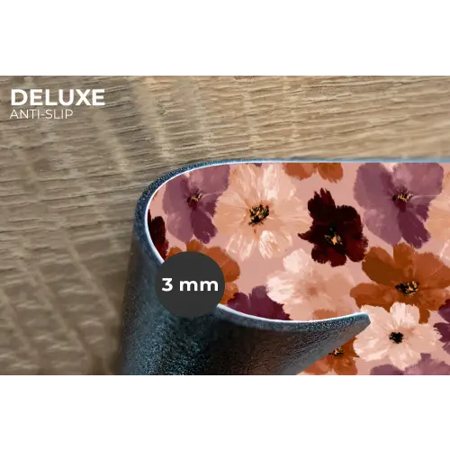 Bloemen - Abstract - Aardetinten Placemat vinyl groot 368 -closeup
