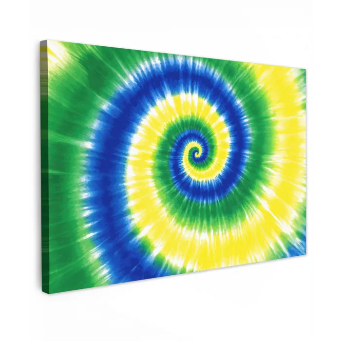 Spiraal - Groen - Draaiend canvas 2cm klein -z3d