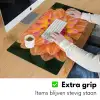 Dahlia - Bloem - Oranje Muismat XXL klein -sfeer3