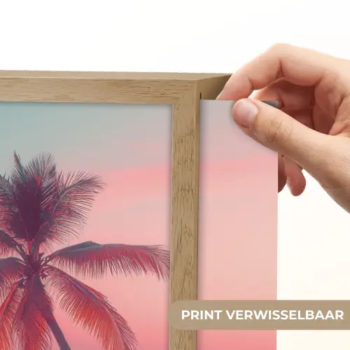 Zee - Boot - Zonsondergang Light Box met batterij (Wandlamp) middel -USP_websiteprintNL