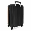 Nude - Licht taupe NBS - Handbagage koffer - Kinderen Unisex middel -achterkant