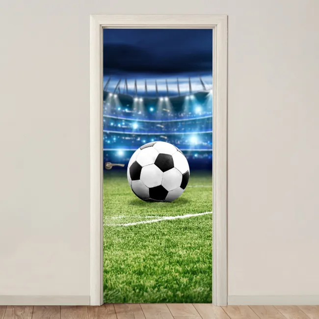 Türtapete - Fußball - Stadion - Ball - Jungen